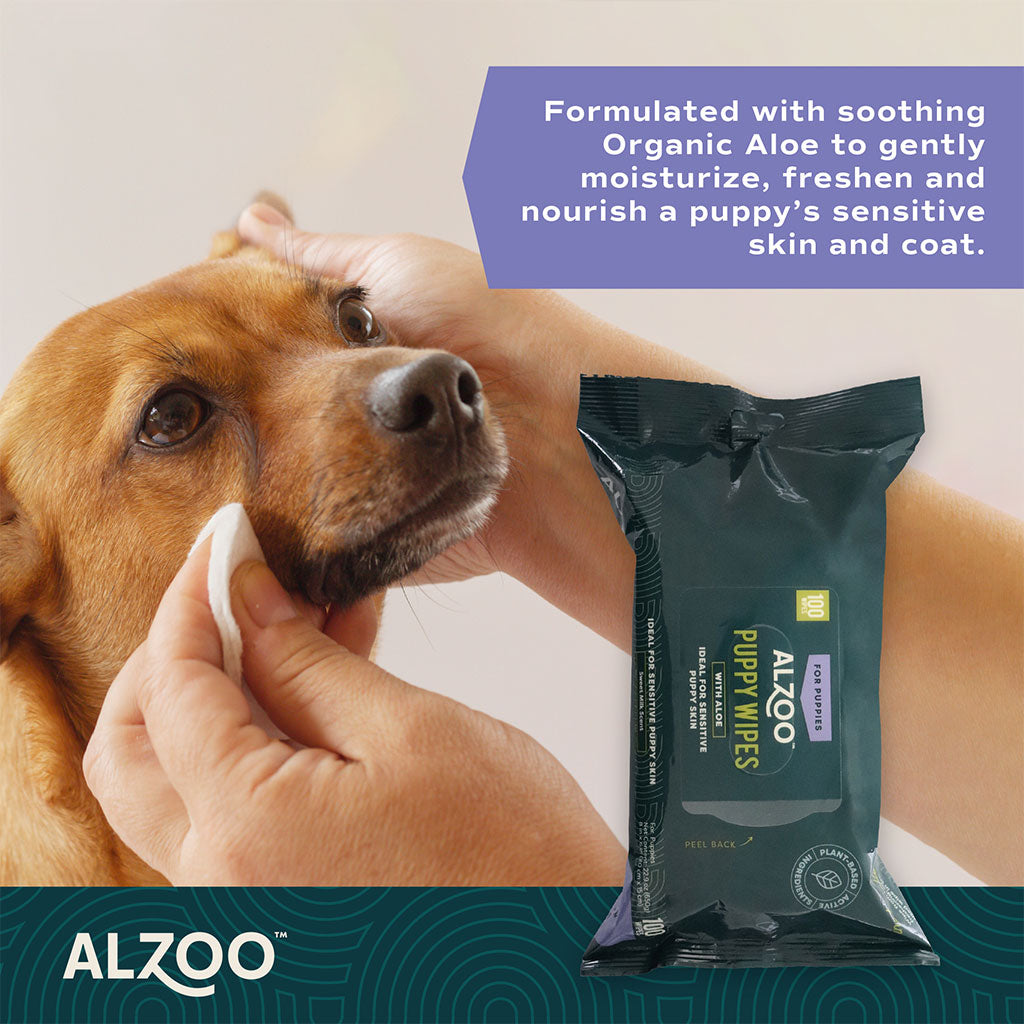 PLANT-BASED GROOMING WIPES FOR PUPPIES