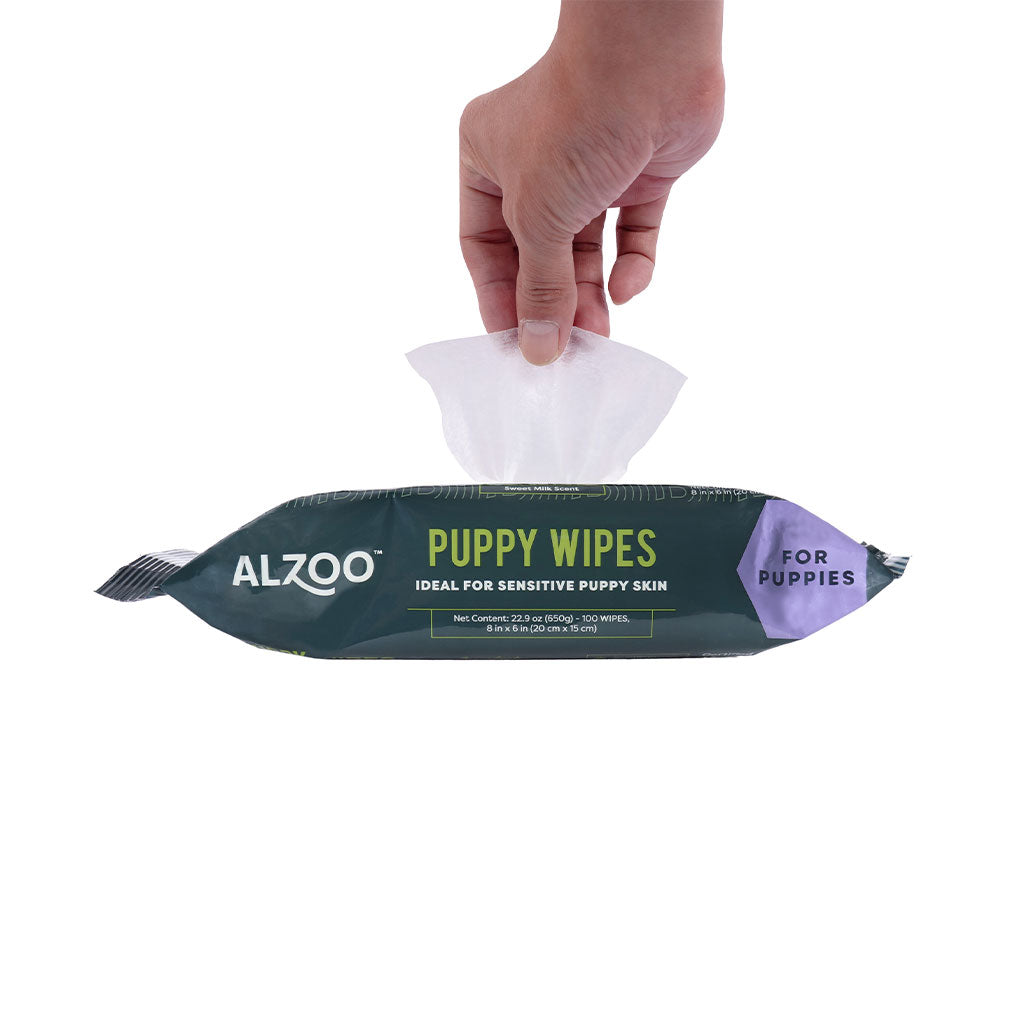 PLANT-BASED GROOMING WIPES FOR PUPPIES